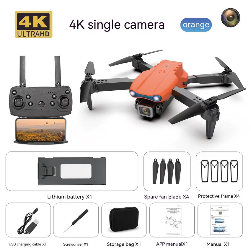 Drône Aérien E99pro 4K HD à Double Caméra avec Vision à Trois Côtés - Digital Store drone