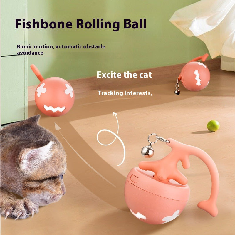 Balle Interactive Intelligente pour Chat USB Rechargeable - Digital Store pets