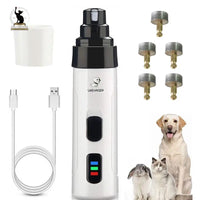 Meuleuse d'Ongles Électrique Rechargeable pour Chiens et Chats - Digital Store outil de toilettage pour animaux de compagnie