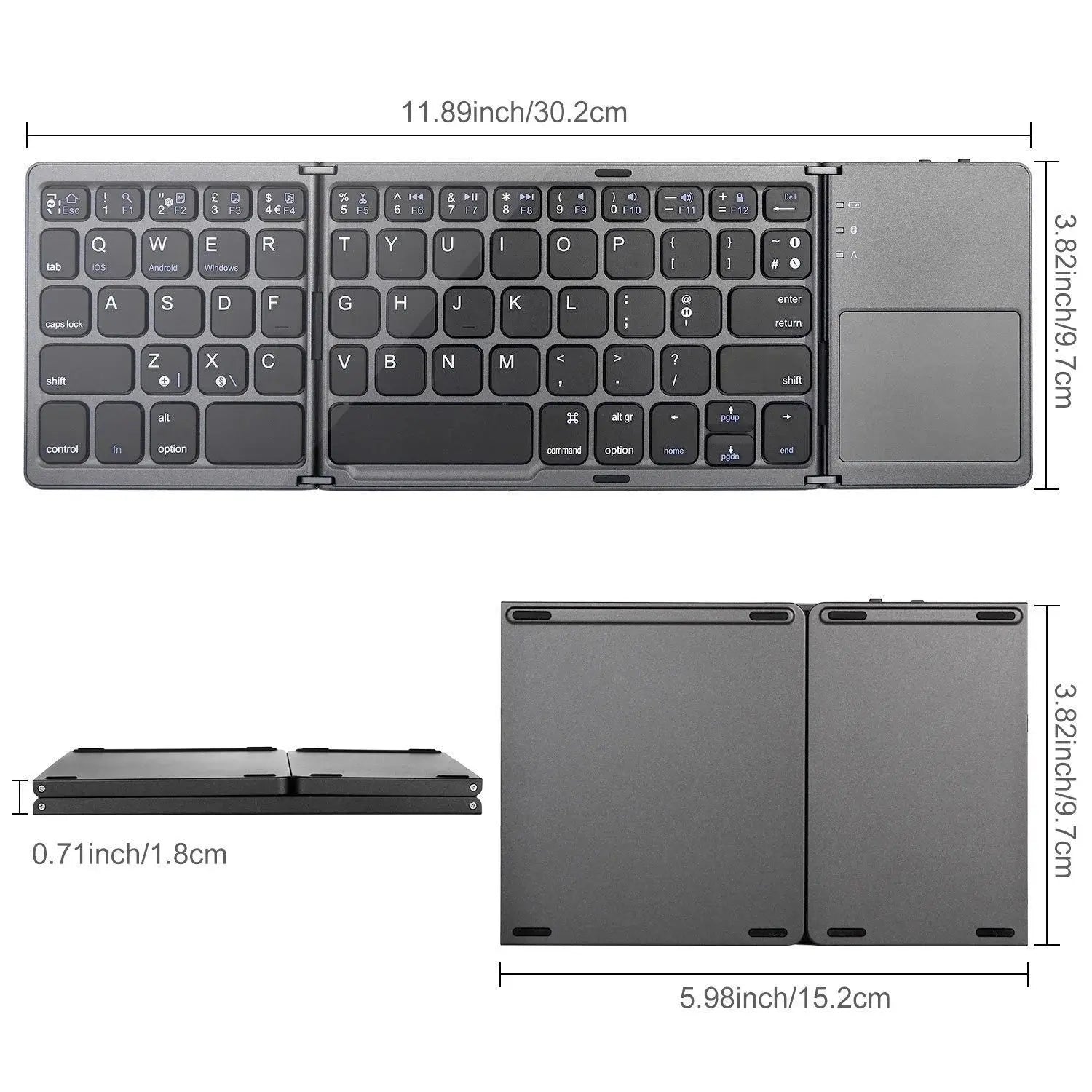 Clavier Pliable Bluetooth B.O.W - Compact et Polyvalent - Digital Store Clavier pliable