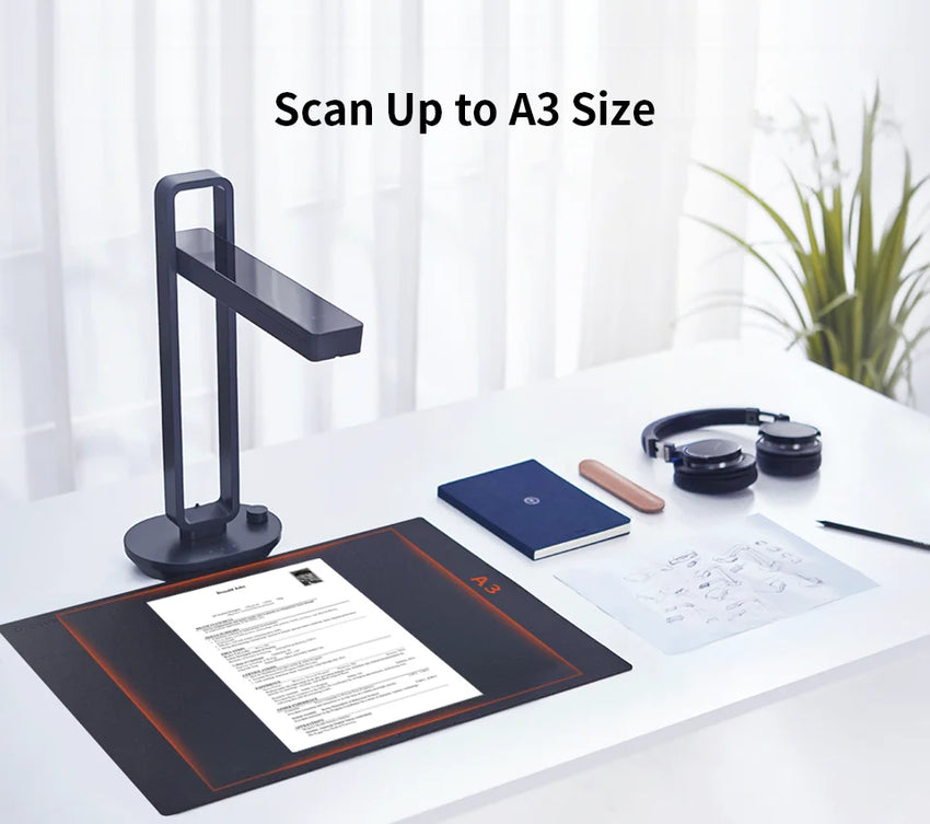 CZUR Aura Pro - Scanner Portable A3, 14MP, OCR Multilingue, USB - Digital Store Scanner 3D portable