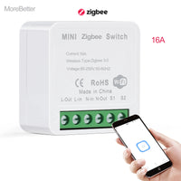 Passerelle Zigbee Tuya Smart Life - Contrôle Maison Intelligente - Digital Store Hub de Passerelle Zigbee avec Mini Switch