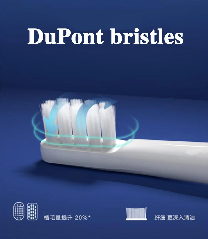 Têtes de Brosse à Dents T100 Jitong - Adulte, Durable - Digital Store Accessoires de soins bucco-dentaires