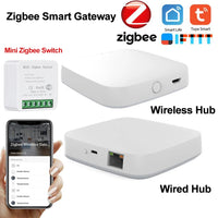 Passerelle Zigbee Tuya Smart Life - Contrôle Maison Intelligente - Digital Store Hub de Passerelle Zigbee avec Mini Switch