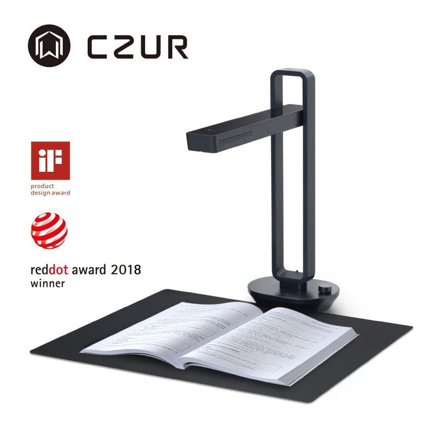 CZUR Aura Pro - Scanner Portable A3, 14MP, OCR Multilingue, USB - Digital Store Scanner 3D portable