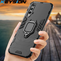 Coque Antichoc KEYSION Armor avec Support - Huawei & Honor - Digital Store Support pour tablettes et téléphones