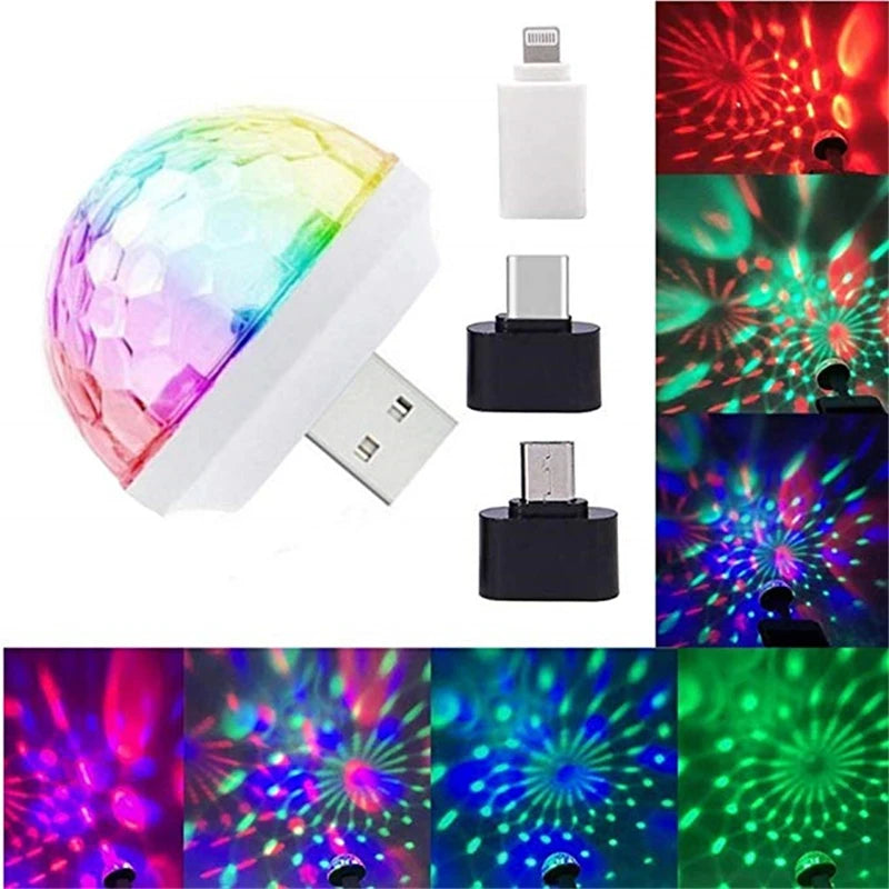 Mini Lumières LED USB Portables - Éclairage DJ et Fête - Digital Store luminaire ambiance