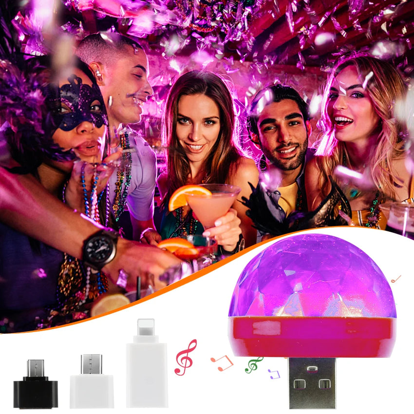 Mini Lumières LED USB Portables - Éclairage DJ et Fête - Digital Store luminaire ambiance