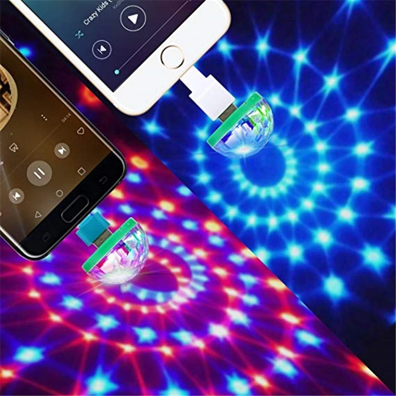 Mini Lumières LED USB Portables - Éclairage DJ et Fête - Digital Store luminaire ambiance