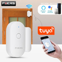 Fuers Tuya WiFi Détecteur d'Ouverture Porte - Alarme Sécurité - Digital Store Système de sécurité