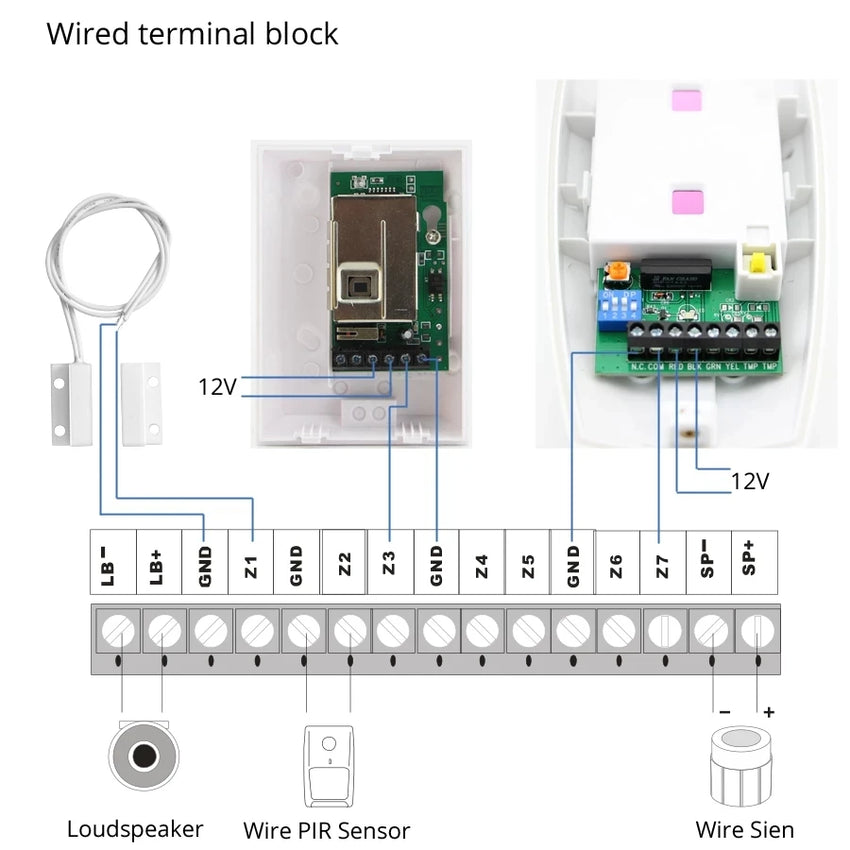 Détecteur de Bris de Verre Filaire eMastiff - Sécurité Alarme - Digital Store système d'alarme