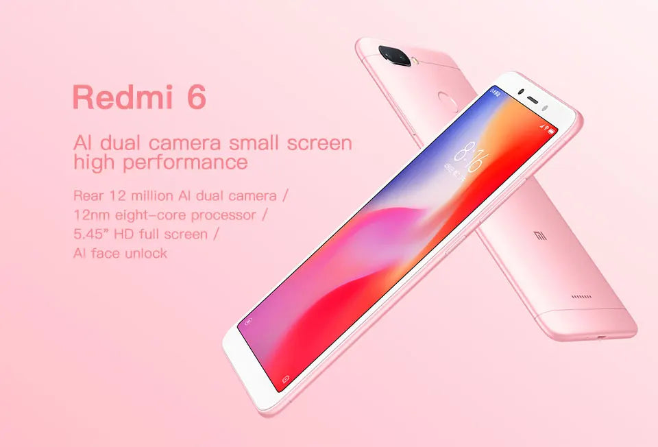 Xiaomi Smartphone Redmi 6 - Écran 5.45'', 13MP, D'occasion - Digital Store smartphone