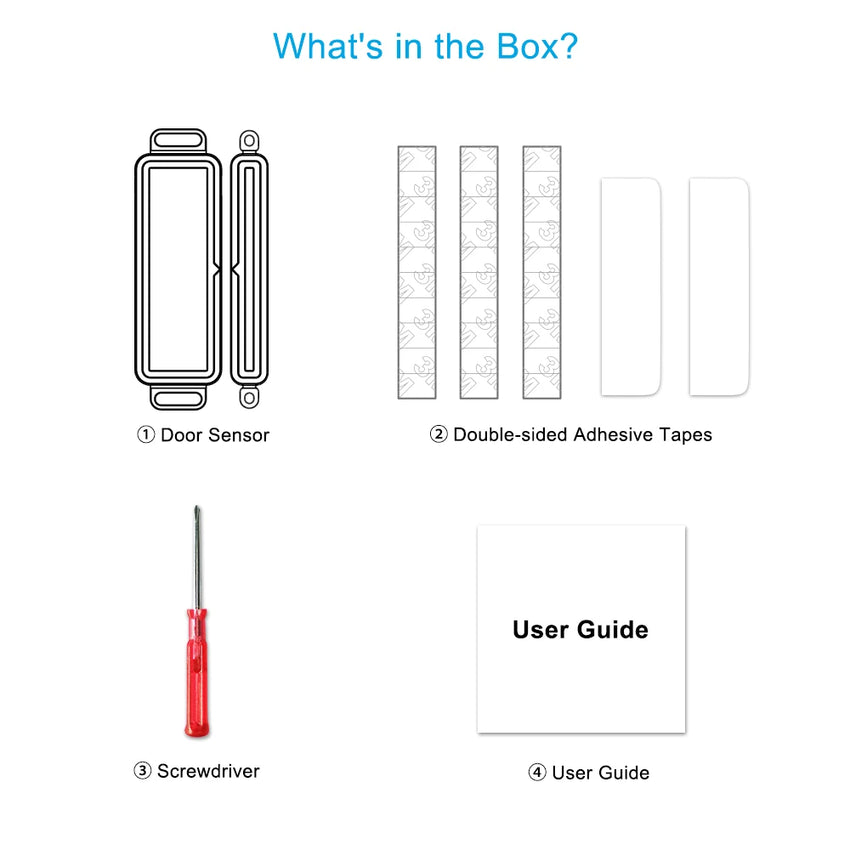 Capteur Porte/Fenêtre Tuya Smart Life - Ouverture/Fermeture - Digital Store système d'alarme