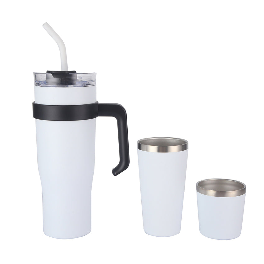 Set de 3 Tasses Thermos | Isolation Efficace | Maintien de la Température | Design Élégant - Digital Store Set de tasses thermos