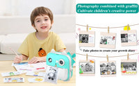 Appareil Photo Instantané Enfants WEOU - Impression, Vidéo HD - Digital Store Appareil photo à impression instantanée et vidéo Full-HD