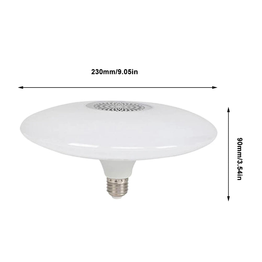 Plafonnier LED Musical 30W - Intensité Réglable, Télécommande - Digital Store plafonnier led