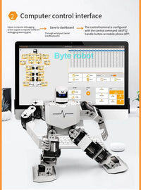 Robot Humanoïde 16 DOF RoboSoul H5S - Kit Éducatif Programmable - Digital Store robot éducatif