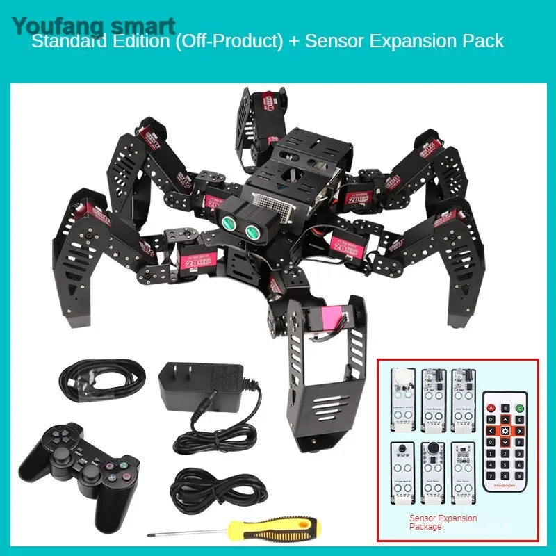 Robot Araignée 18 DOF YoufangSmart - Kit DIY Hexapode Arduino - Digital Store robot éducatif