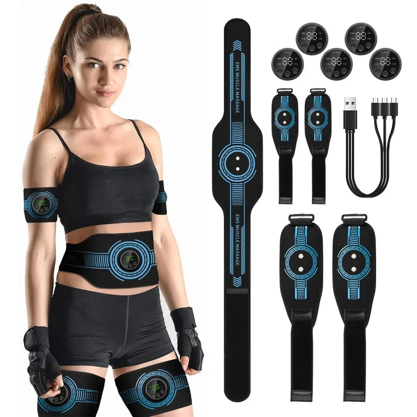 Ceinture Abdominale EMS - Stimulateur Musculaire USB, Fitness - Digital Store Ceinture de fitness