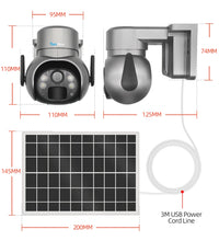 Topodome - Caméra Extérieure IP PTZ avec Détection PIR et Solaire - Digital Store camera de surveillance