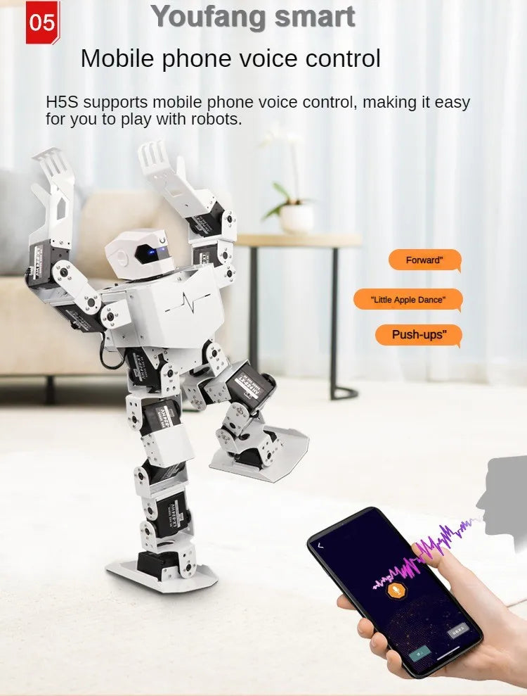 Robot Humanoïde 16 DOF - Kit Bionique Programmable avec MP3 - Digital Store robot éducatif