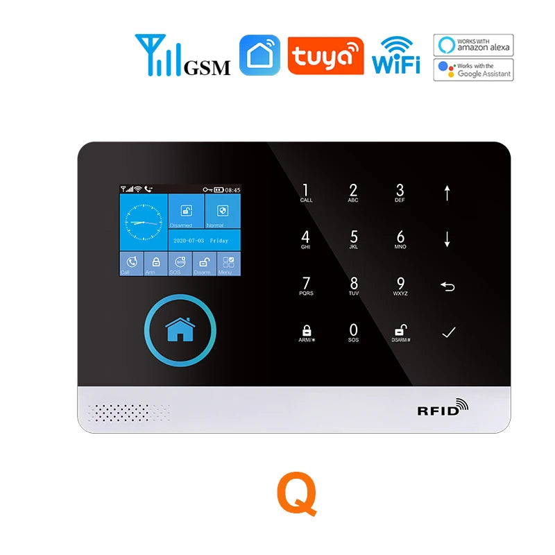 Système d'Alarme Tuya Wi-Fi - Antivol, Compatible Alexa - Digital Store système d'alarme