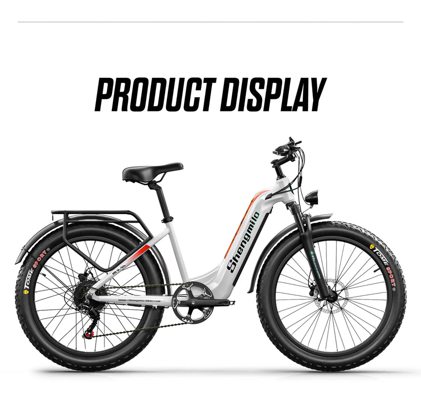 Vélo Électrique Shengmilo 48V 1000W - 26'' Vélo de Ville - Digital Store vélo électrique