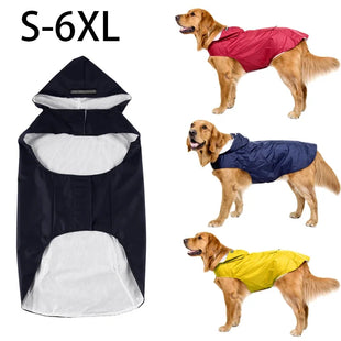 Imperméable pour Chien - Veste à Capuche, Poncho de Pluie