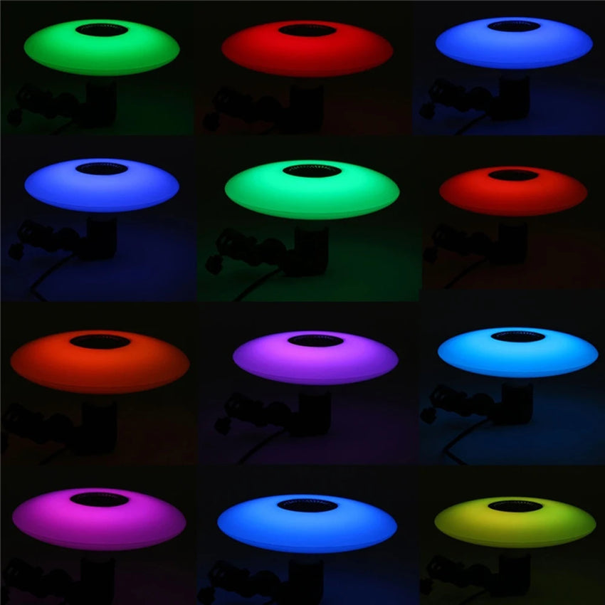 Plafonnier LED Musical 30W - Intensité Réglable, Télécommande - Digital Store plafonnier led