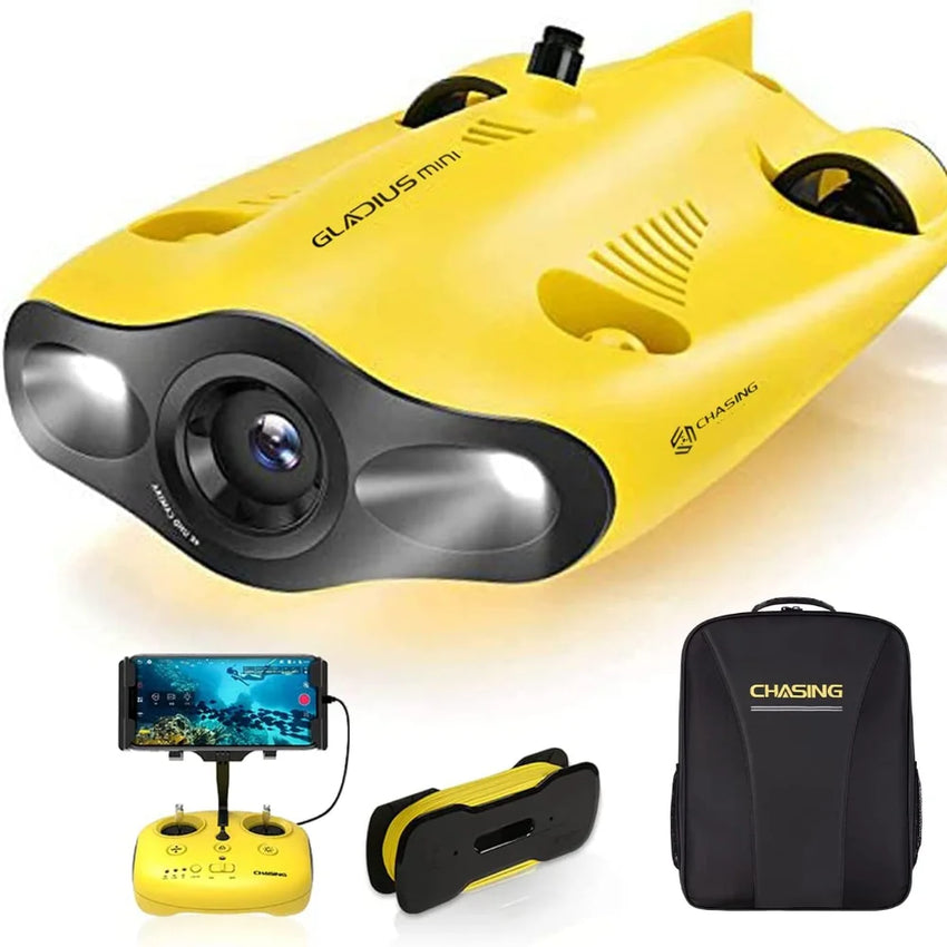 Mini importateur sous-marin Gladius, caméra 4K, 100m, 50m de long, sac à dos, adapté pour Chasing Innovation, original, nouveau - Digital Store drone sous marin