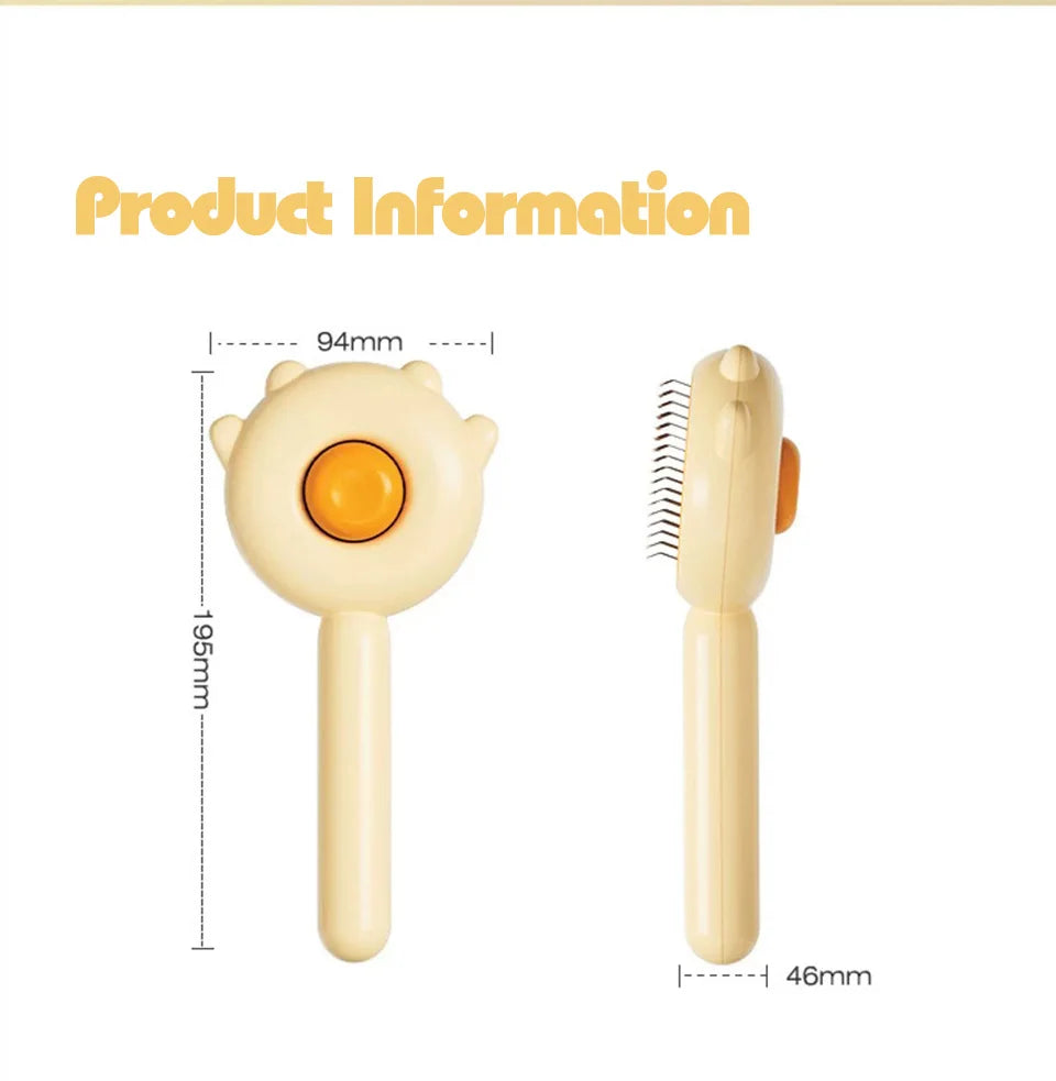 Peigne Épilation pour Animaux - Brosse de Toilettage, Massage - Digital Store brosse à poils