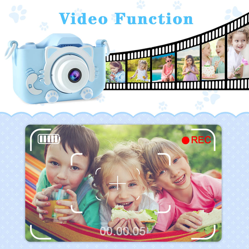 Caméra Numérique Enfants KC06 - 1080P, Double Caméra, 2'' - Digital Store Camera pour enfant