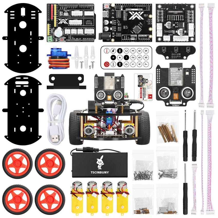 Tscinbuny - Robot Intelligent Ardu37, Caméra ESP32, Programmable - Digital Store robot ia