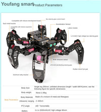 Robot Araignée 18 DOF YoufangSmart - Kit DIY Hexapode Arduino - Digital Store robot éducatif