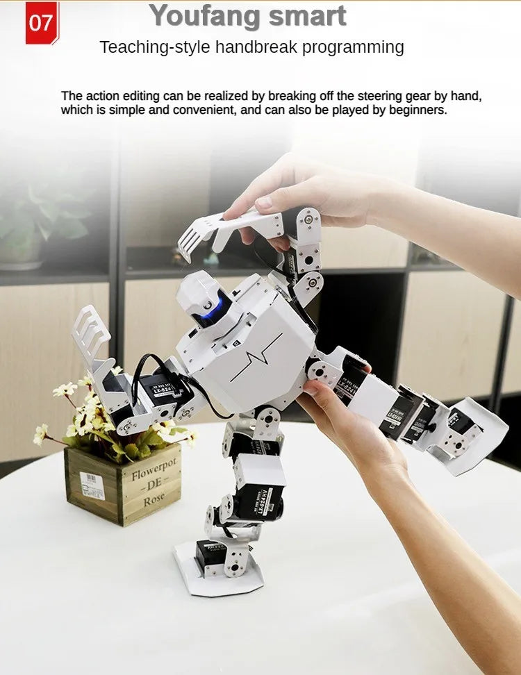 Robot Humanoïde 16 DOF - Kit Bionique Programmable avec MP3 - Digital Store robot éducatif