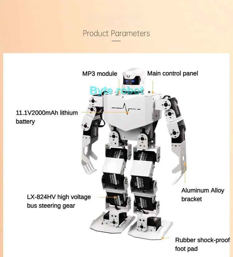 Robot Humanoïde 16 DOF RoboSoul H5S - Kit Éducatif Programmable - Digital Store robot éducatif