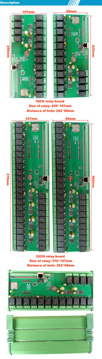 Carte Relais Ethernet 16/32 Canaux ESP32 - WiFi, MQTT, Domotique - Digital Store carte relais pour la domotique