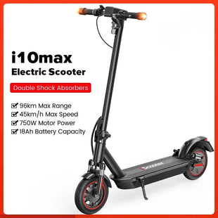 Trottinette Électrique iScooter i10max - 750W, 96 km, Pliable