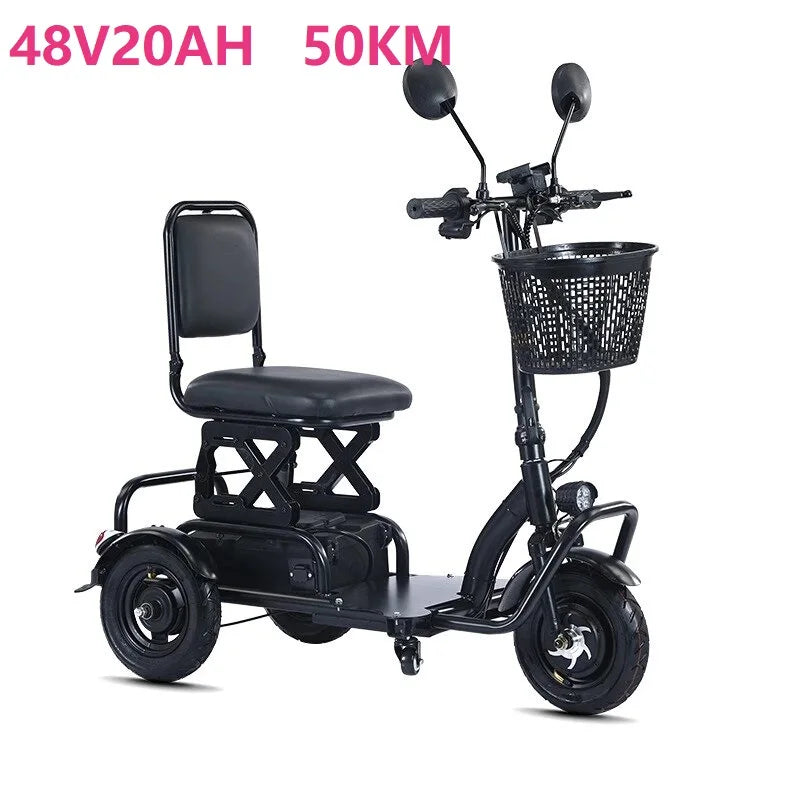 Trottinette Électrique 3 Roues - 350W, Batterie Amovible, 63 km - Digital Store scooter électrique