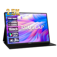 ZEUSLAP Moniteur Portable 16'' - 2.5K 144Hz, 100% sRGB - Digital Store moniteur portable