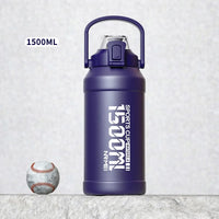 Bouteille Thermos 2L Inox avec Paille - Poignée, Sport & Extérieur - Digital Store bouteille