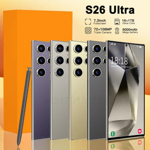 Smartphone S26 Ultra 7.3'' HD 5G - Snapdragon 8Gen3, 16Go