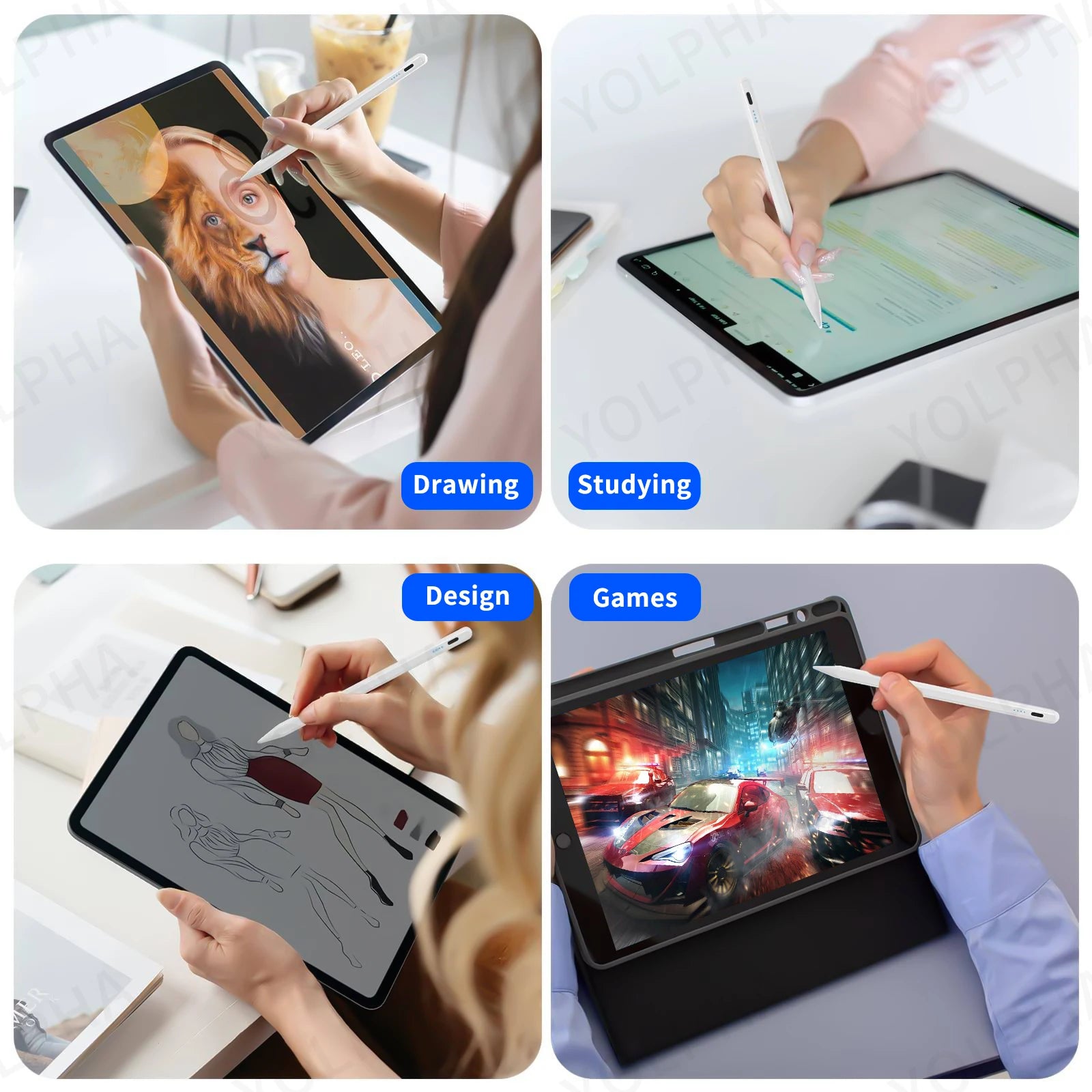 Stylet Universel Tactile pour Tablette et Smartphone - iOS/Android - Digital Store Stylet de précision