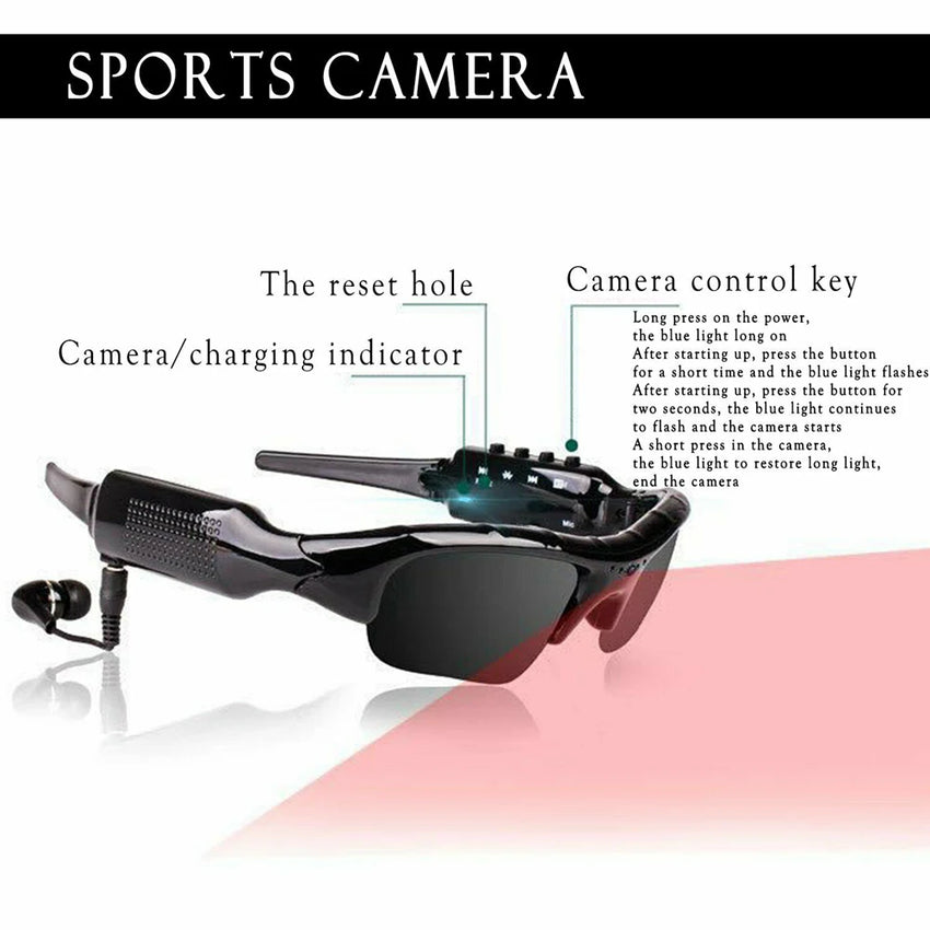 Lunettes Caméra HD 1080P Virwir - Sport, Enregistrement Vidéo - Digital Store lunette camera