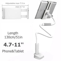 Support Universel Tablettes/Téléphones - Bras Ajustable Gooseneck - Digital Store Support pour tablettes et téléphones