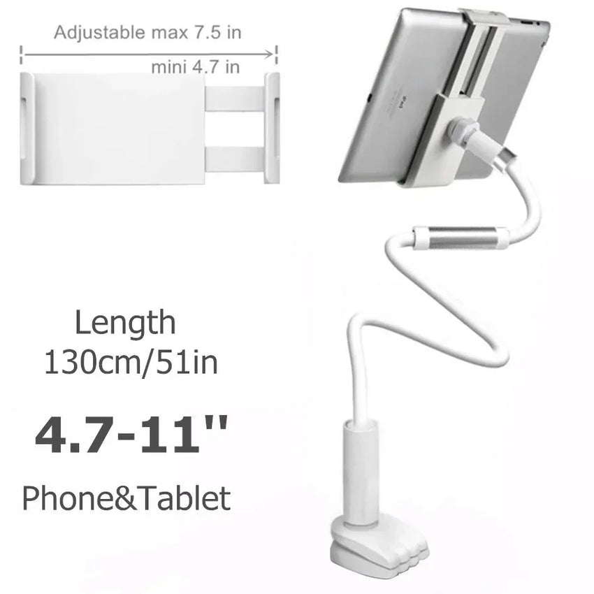 Support Universel Tablettes/Téléphones - Bras Ajustable Gooseneck - Digital Store Support pour tablettes et téléphones