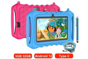 Tablette XGODY 7'' pour Enfants - Android, Bluetooth, Coque