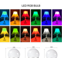 Ampoule LED RGBW E27 - Télécommande IR, Couleurs Changeables - Digital Store Lampe led