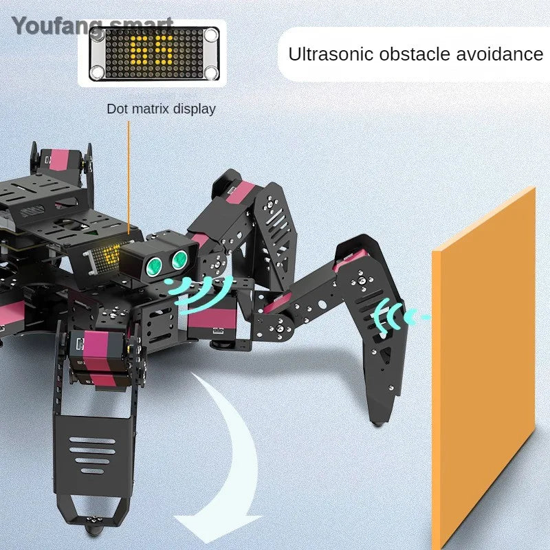 Robot Araignée 18 DOF YoufangSmart - Kit DIY Hexapode Arduino - Digital Store robot éducatif