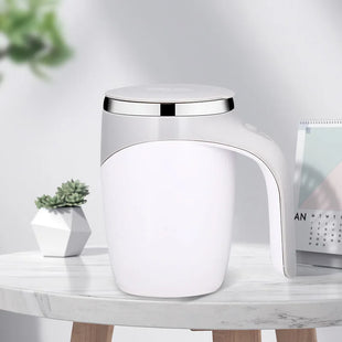 Tasse Magnétique Rotative Électrique - Acier Inoxydable Portable - Digital Store Tasse magnétique